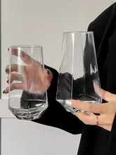 リーフ形ガラスカップ【フルーツティーや炭酸飲料用・冷たい飲み物に最適】