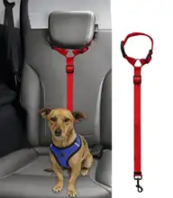 ペット用 車載安全ベルト【フレンチブルドッグ・コーギー・八哥犬・テディ用・後部座席用】