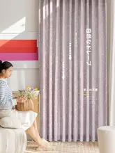 半透明のレースカーテン【フランス風・ロマンティックデザイン・リビングルーム用】