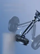 車載用充電式小型ファン【吸盤タイプ・後部座席用・冷却機能付き】
