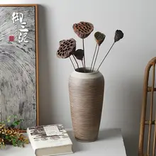 花瓶 モダン リビングルームに適した セラミック 粗陶器 装飾 性能優れた