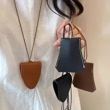 ネックレスタイプのレザーサングラスクリップ【磁石付・服飾用】（セットアップ対応）