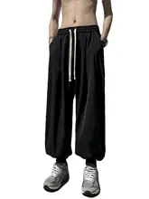 アメリカンビンテージスタイルの tapered トレーニングパンツ【夏用・通気性・カジュアル】