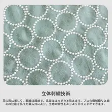 皆川明スタイルの厚手デザインDIY手作りコットンリネン立体刺繍生地【バッグ・ペンケース・ブックカバー用  】
