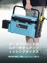 多機能ルアーボックス【車載用・海釣り道具収納・竿差し対応】