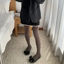 Gyiwwen 120デニール ハイウエスト収腹ストッキング【無地・秋用・女性用】