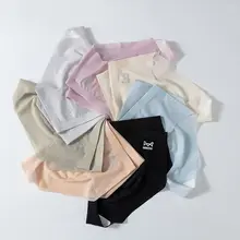 快適な履き心地！抗菌コットン製ミディアムウエスト女性用三角ショーツ【極上の柔らかさ・夏用】