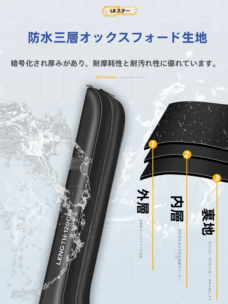 HASIDA 大容量携帯型ロッドケース：キャンプ釣りと海釣りキャンプでの実用性を徹底検証