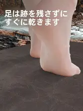 滑り止め機能付きバスルームマット【シンプルデザイン・吸水性・柔らかい素材】