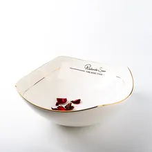 北欧風 陶製サラダボウル【クリエイティブデザイン・大きめ・家庭用】（セットアップ対応）