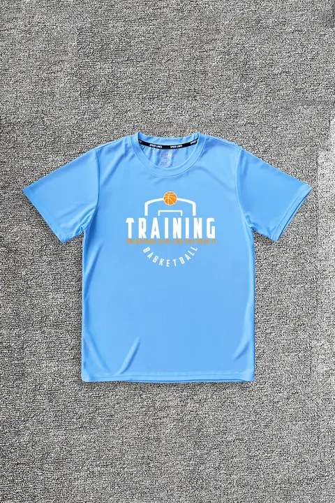 メンズ バスケットボールトレーニングTシャツ【通気性・速乾・ショートスリーブ・タマイズ可能】