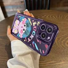 SENBO iPhone 15用スマホケース【透明・全包タイプ・衝撃吸収・個性的デザイン】