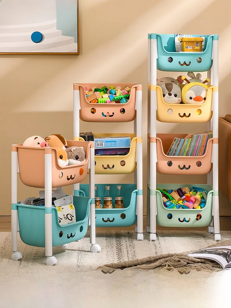 子供向けおもちゃ収納ラック X-8483-1：3段・4段タイプの多層整理システムを実際の部屋で検証