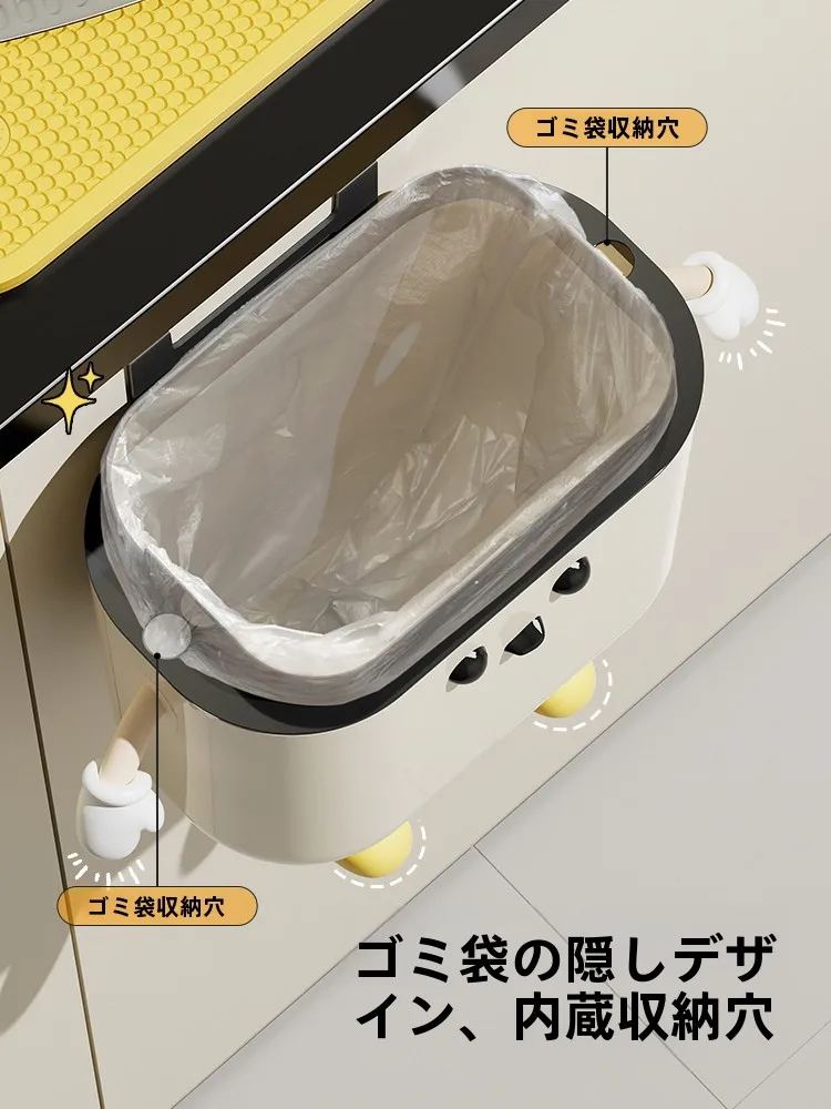 キッチン卓上ゴミ箱：シンプルでかわいい壁掛けタイプの実用性と設計解析