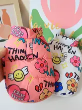 ペット服 犬 秋冬用 厚手 保温 コットンジャケット 冬用 カラフル ベスト