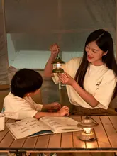 Mobi Garden アウトドア用レトロLEDランタン【ロングバッテリー・雰囲気のあるテントライト】