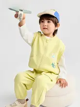 ベスト 3点セット キッズ ボーイズ カジュアル ゆったり ストリート おしゃれ 秋 プレゼント「Balabala」