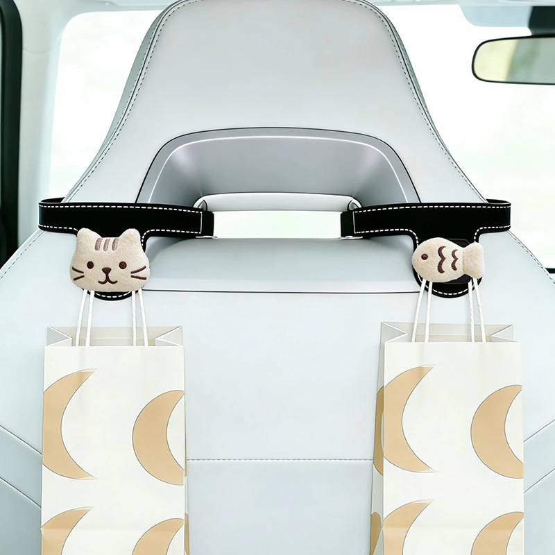 かわいいデザインの車用背面収納フック：汎用型掛けるタイプの実用性と適用シーン