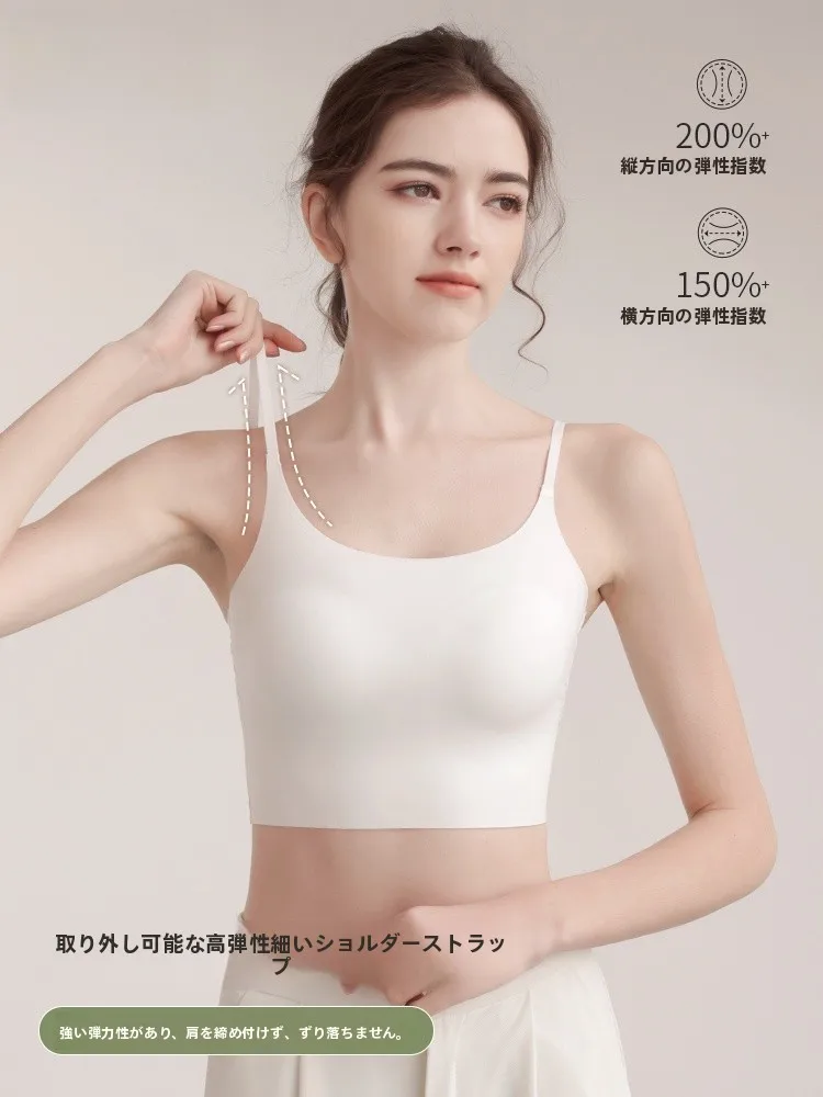 無痕美背デザインのマタニティブラは垂れない設計で妊娠中の快適さを実現