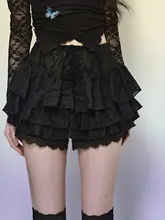 高腰レースのフレアスカート【春夏用・Aライン・甘美なデザイン】（セットアップ対応）