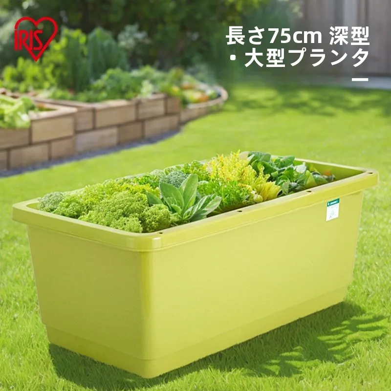 大容量プラスチック長方形植木鉢：家庭・バルコニー向けの水栽培に最適な構造と機能
