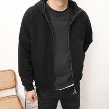 春秋用 メンズ 大きいサイズ フード付きカーディガン【カジュアルスタイル・ゆったりデザイン】
