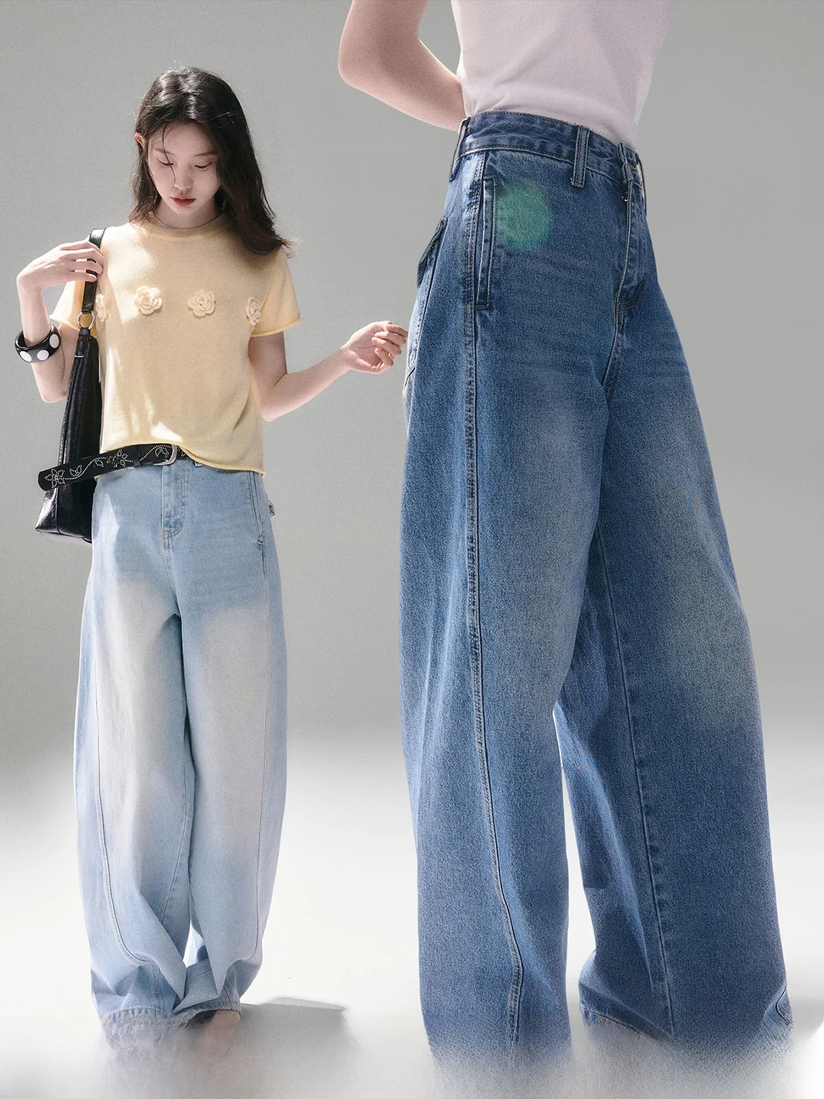 黒 デニム ワイド パンツは本当に今が旬？ヴィンテージウォッシュの直筒デニムが選ばれる理由とは