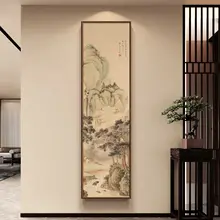 新中式玄関用装飾画【宋代美学・花卉デザイン・禅の雰囲気】