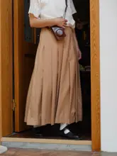 女性用 中長丈のプリーツスカート【極上の柔らかさ・スタイルアップ効果】（セットアップ対応）