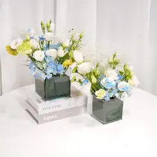 透明アクリル製スクエアプランター【多肉植物用・花器・小型魚槽】