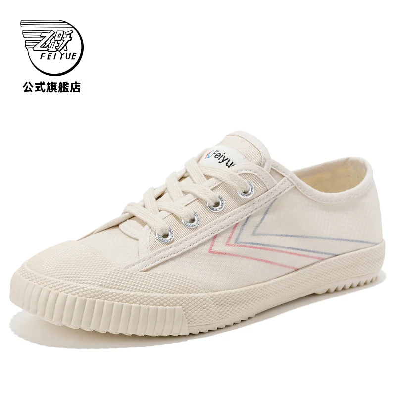 Feiyue キャンバススニーカー【秋用・レトロスタイル・シンプル・女性用】