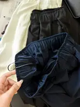 極上の柔らかさのウェーブテクスチャーとウエストゴム使用の広がるパンツ【女性用・柔らかい生地・フィット】