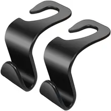 車用ヘッドレストフック【背もたれ収納・簡単取り付け・小物掛け】