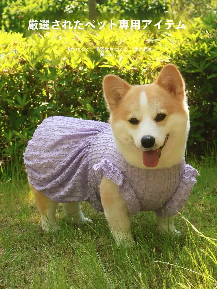犬用メッシュベスト プリンセスデザイン：春夏の户外活動に最適な通気性とデザイン