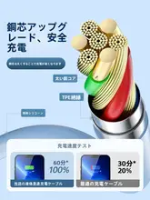 Apple対応 USB急速充電ケーブル【iPhone13・iPad・伸縮式・12本用】