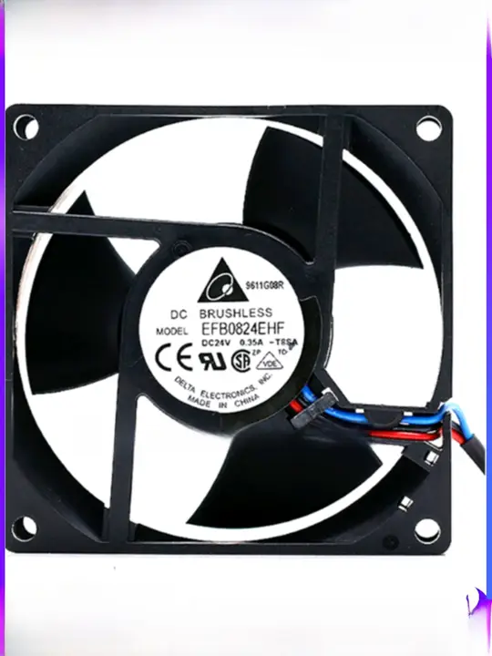 変換可能な24V軸流冷却ファン【高効率・静音設計】