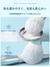 化粧ブラシセット【動物毛・チーク・アイシャドウ・コンシーラー・シェーディング】（セットアップ対応）
