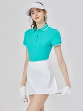 ゴルフ用ハイウエストスカート【速乾・女性用・後ろプリーツデザイン】