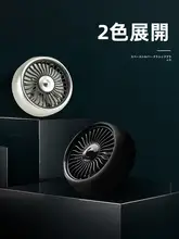 24V対応トラック用ダブルヘッド強力冷却ミニファン【夏用・車載用】