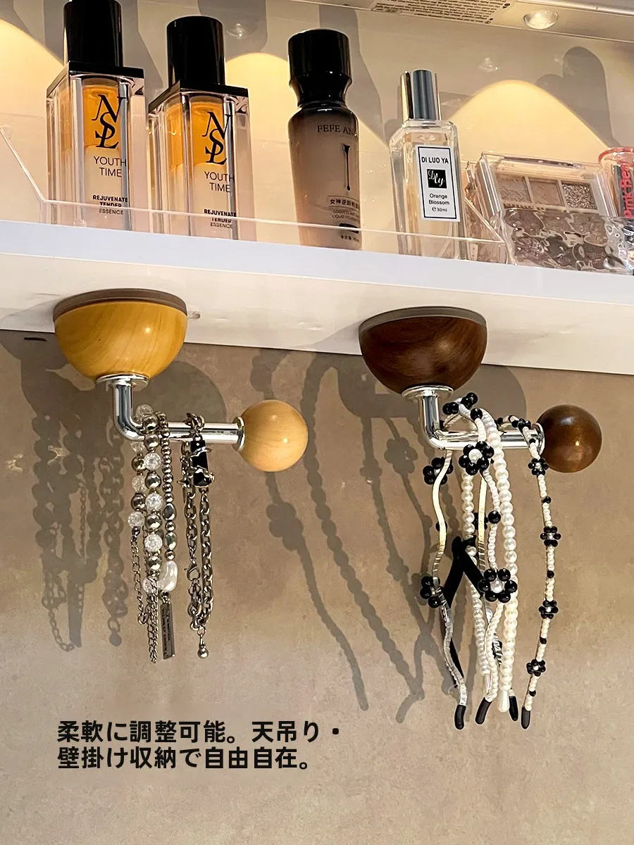 吸盤付きヘアゴムフック：ブラ垂れ防止に最適な壁掛け収納の実用性と仕組み
