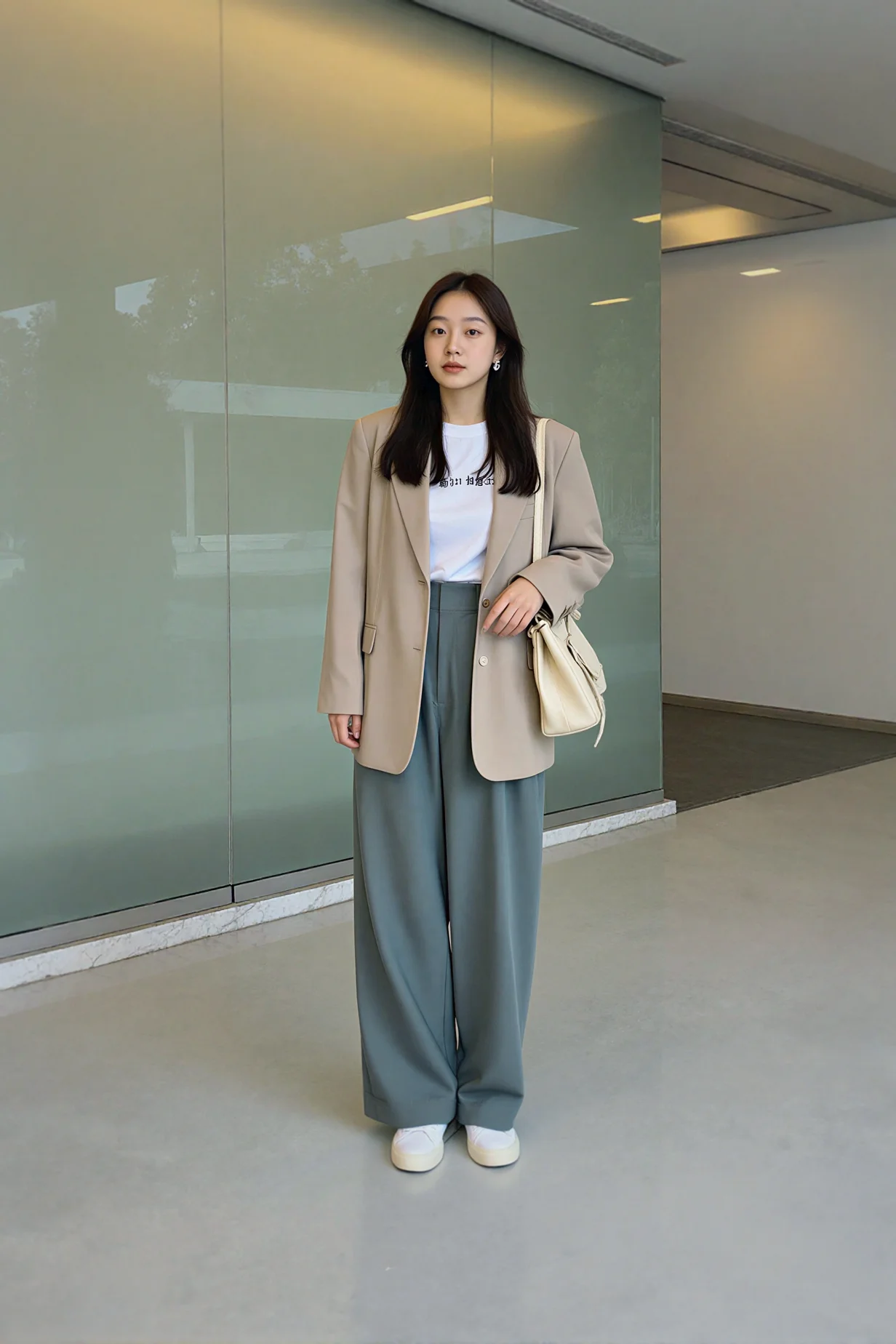 大人可愛いの本質とは？白色長袖シャツで実現する自然な美しさ