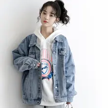 春向けのフィットデニムジャケット【レトロスタイル・カジュアル・女性用】