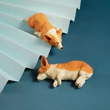 かわいいコーギーの冷蔵庫用マグネットデコレーション【クリエイティブ・ギフト用】