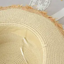 フラットトップレディースハット【レースリボン付き・日除け・春夏用・草帽】