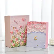 清新風の油絵ギフトボックス【文創贈り物・誕生日プレゼント】