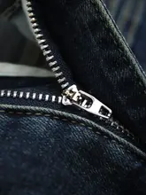 レトロブルー 前ポケット高腰 極上の柔らかさのワイドレッグデニムパンツ【フィット・ストレートデザイン】