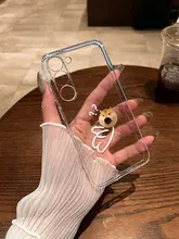 透明カバー サムスンGalaxyシリーズ用【功夫小猫デザイン・衝撃吸収・カップル向け】