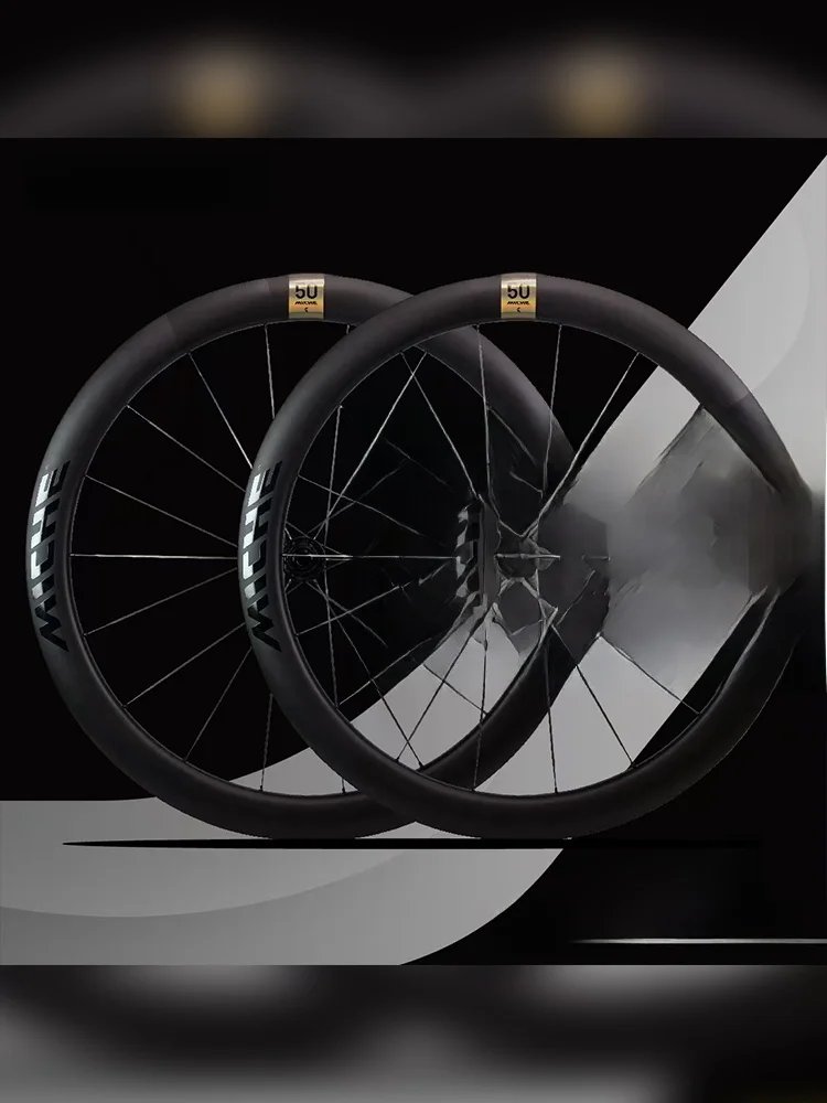 West Biking カーボンファイバー製ホイールセット：ロードバイク用ディスクブレーキ対応の軽量設計と実用性
