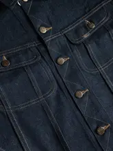 左斜めポケット デニムジャケット【ショート丈・ヴィンテージスタイル】