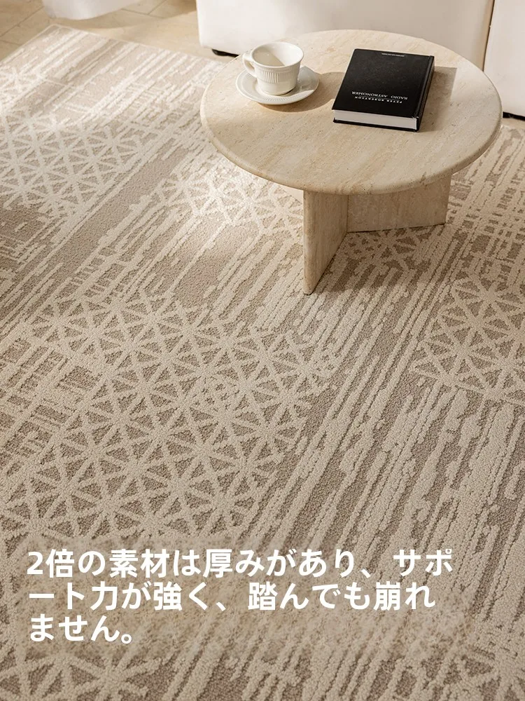 3畳カーペット長方形 ベージュ調の真防水タイプが実際のリビングでどうなるか